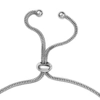 Brazilian Emerald Bolo Bracelet in Platinum Plated Sterling Silver Stainless Steel, Adjustable Bracelet Silver 2.00 ctw
