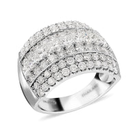 Modani 14K White Gold Diamond (G-SI2) Ring (Size 10.0) (7.20 g) 3.00 ctw