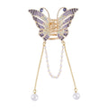 Austrian Crystal Hair Pin in Goldtone - Sticky add to cart bar