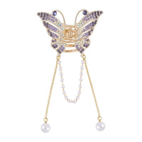 Austrian Crystal Hair Pin in Goldtone