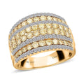 14K Yellow Gold Natural White and Yellow Diamond I1-SI Cluster Ring (Size 10.0) 7.50 Grams 2.00 ctw (Del. in 15-20 Days) - Sticky add to cart bar