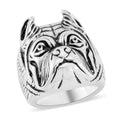 Leopard Head Men's Ring in Stainless Steel (Size 10.0) - Sticky add to cart bar