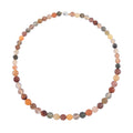 Multi Rutilated Quartz Beaded Necklace 20 Inches with Magnetic Lock in Rhodium Over Sterling Silver 300.00 ctw - Sticky add to cart bar