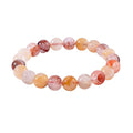 Multi Color Frozen Quartz Beaded Stretch Bracelet 130.00 ctw - Sticky add to cart bar