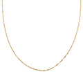 Singapore Chain Necklace 18 Inches in 10K Yellow Gold - Sticky add to cart bar