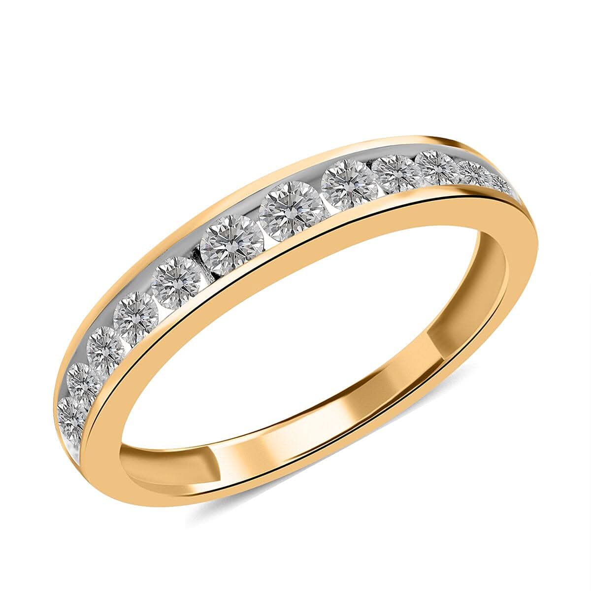 NY Closeout 10K Yellow Gold Diamond (I2) Ring (2.1 g) 1.00 ctw