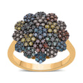 Multi Diamond Ring in Vermeil Yellow Gold Over Sterling Silver 1.00 ctw - Sticky add to cart bar