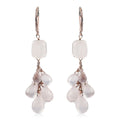 Galilea Rose Quartz Earrings in Sterling Silver 24.00 ctw - Sticky add to cart bar