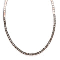 Diamond Necklace 16 Inches in Platinum Over Sterling Silver 4.00 ctw - Sticky add to cart bar