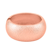Hammered Dome Bangle Bracelet
