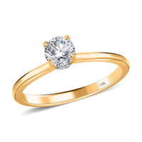 Iliana 18K Yellow Gold Diamond (G-H, SI1) Ring (Size 6.0) 0.50 ctw