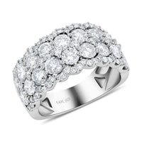 Modani 14K White Gold Diamond (SI1-SI2) Ring (Size 10.0) (6.20 g) 3.00 ctw