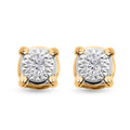 10K Yellow Gold Diamond Stud Earrings 0.15 ctw - Sticky add to cart bar
