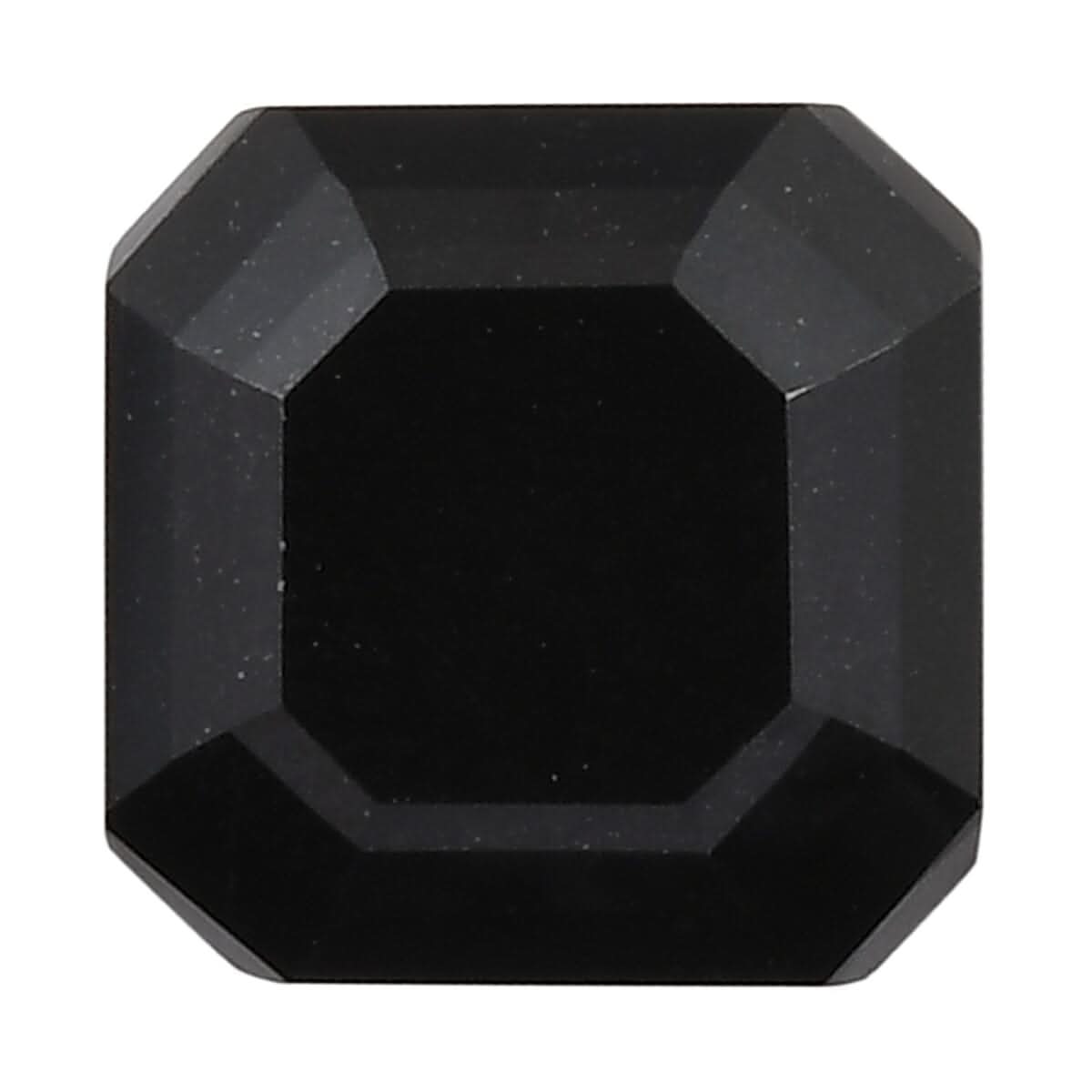 Asscher Cut Thai Black Spinel (Oct 11x11 mm) 6.11 ctw