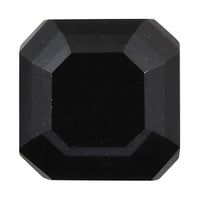 Asscher Cut Thai Black Spinel (Oct 11x11 mm) 6.11 ctw