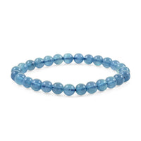Santa Maria Aquamarine Beaded Stretch Bracelet 64.50 ctw