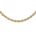 10K Yellow Gold 3.05mm Rope Necklace 24 Inches 4.5 Grams - Sticky add to cart bar