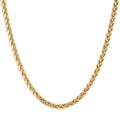 10K Yellow Gold 4mm Palma Chain Necklace 22 Inches 13.10 Grams - Sticky add to cart bar
