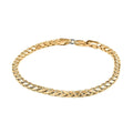 10K Yellow Gold 5mm Palma Bracelet (7.50 In) 7.50 Grams - Sticky add to cart bar