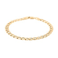 10K Yellow Gold 5.5mm Curb Chain Bracelet (8.00 In) 3.80 Grams - Sticky add to cart bar