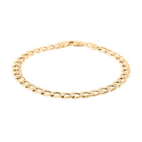 10K Yellow Gold 5.5mm Curb Chain Bracelet (8.00 In) 3.80 Grams