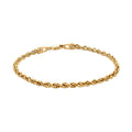 10K Yellow Gold 3mm Rope Bracelet (7.50 In) 1.90 Grams - Sticky add to cart bar