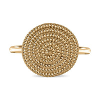 Luxoro 10K Yellow Gold Rope Chain Ring 2.50 Grams