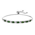 Chrome Diopside Bolo Bracelet in Platinum Over Sterling Silver (10.50 In) 1.75 ctw - Sticky add to cart bar