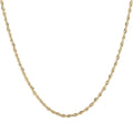1.5mm Rope Chain Necklace 18 Inches in 10K Yellow Gold - Sticky add to cart bar