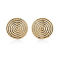 Luxoro 10K Yellow Gold Rope Chain Texture Earrings 1.80 Grams - Sticky add to cart bar