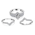 14K White Gold Diamond G-H I2 Stackable Ring 7 Grams 1.00 ctw - Sticky add to cart bar