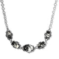 Artisan Crafted White Buffalo Necklace 18 Inches in Sterling Silver 20.50 ctw - Sticky add to cart bar