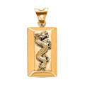 20K Yellow Gold Dragon Bar Pendant 1.90 Grams - Sticky add to cart bar