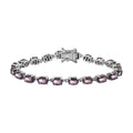 Indian Star Ruby Bracelet in Platinum Over Sterling Silver (6.50 In) 17.90 ctw - Sticky add to cart bar
