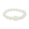 Opalite Beaded Stretch Bracelet 150.00 ctw - Sticky add to cart bar