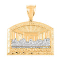 10K Yellow and White Gold 26x31.4mm The Last Supper Pendant 5.7 Grams - Sticky add to cart bar