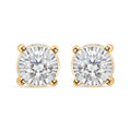 Memorial Day Doorbuster Deal 14K Yellow Gold Diamond (G SI2-I1) Earrings 1.50 ctw - Sticky add to cart bar