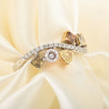 18K White and Yellow Gold Multi Diamond (SI) Ring (Del. in 15-20 Days) 1.00 ctw - Sticky add to cart bar