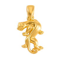 Electroform Leopard Pendant in 24K Yellow Gold 1.50 Grams