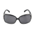 SolarX Women's Fashion Linked Sunglasses with Rhinestones -White - Sticky add to cart bar