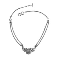 TLV Bali Legay Sterling Silver Phoenix Necklace (20 Inches) (39.65 g)