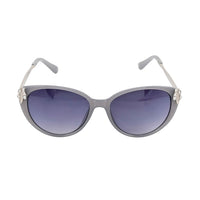 SolarX Women's Leaf Rhinestone Sunglasses - Gray