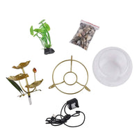 Lotus Bud and Leaves USB Water Fountain (6.45"x20")