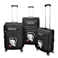 Betty Boop 3 Piece Black Luggage Set (30", 28", 24") - Sticky add to cart bar