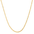 14K Yellow Gold 1.50mm Sparkle Chain Necklace 16 Inches 2.75 Grams - Sticky add to cart bar