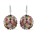 Multi-Tourmaline Earrings in Platinum Over Sterling Silver 10.25 ctw - Sticky add to cart bar