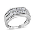 NY Closeout 10K White Gold J-K SI2- SI3 Diamond Band Ring 7.75 Grams 1.00 ctw - Sticky add to cart bar