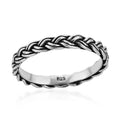 Bali Legacy Sterling Silver Braided Ring (Size 11.0) 2.35 Grams - Sticky add to cart bar