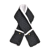 Black Scraft Including Large Two Pockets (62.99"x7.87")