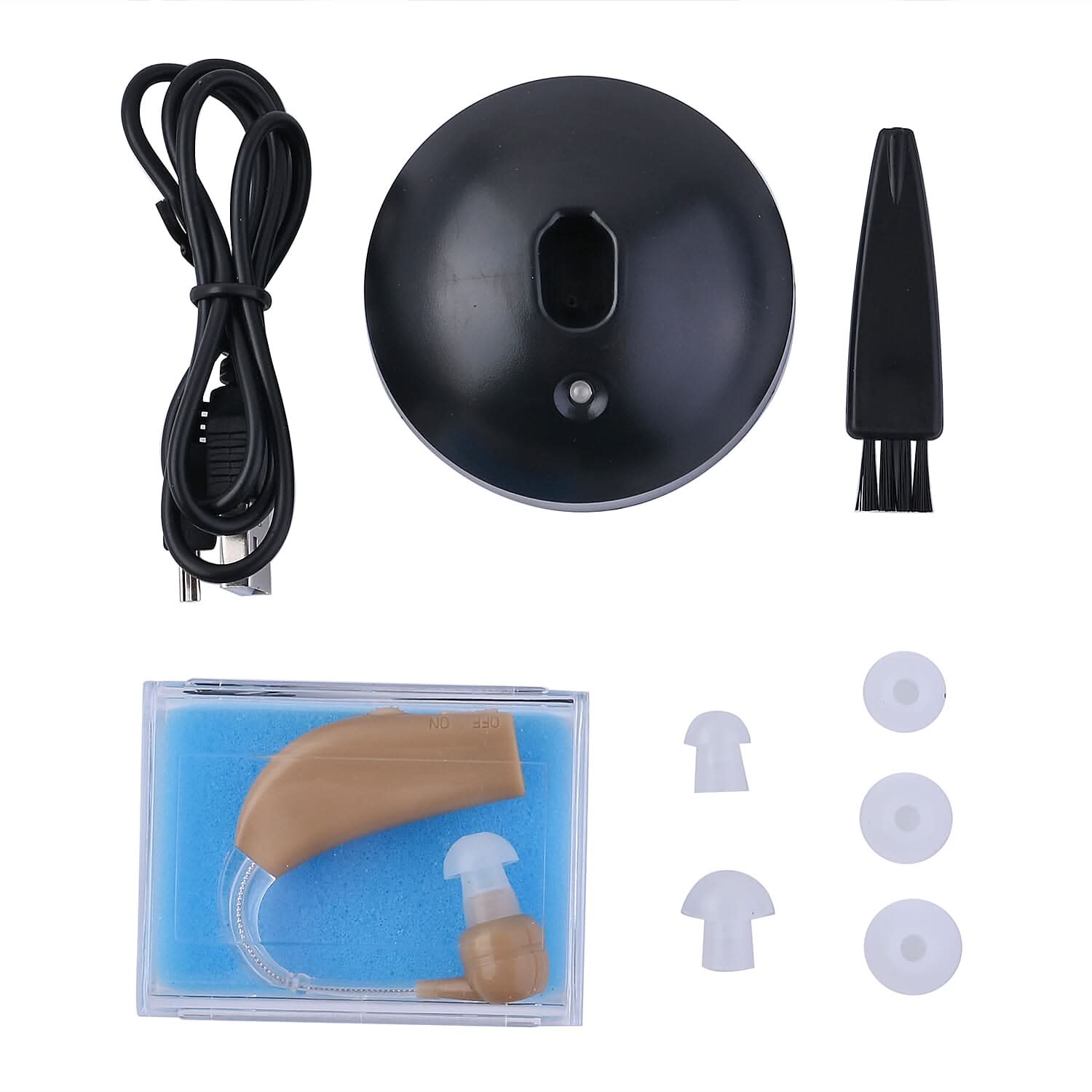 Homesmart Rechargeable Hearing Aid with Auto-Noise Reduction